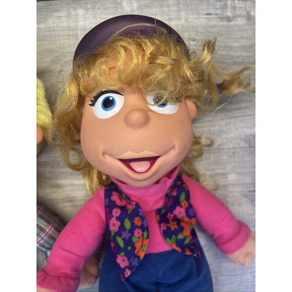 Puzzle Place Plush Dolls Fisher Price Ben Jody Vintage 90s Lot of 2 - Picture 5 of 11